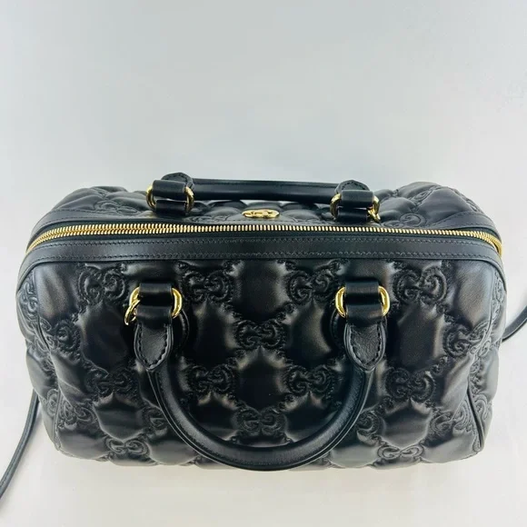 Gucci Matelasse Boston Handbag - Picture 3 of 12